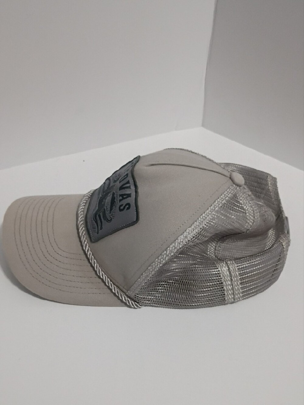 Tecovas Beige Rope-Trim Mesh Patch Hat - Picture 3 of 7